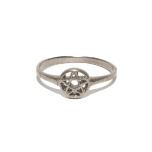 Species by the Thousands Pentagram Ring (White Bronze)