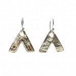 Arrow Brass Earrings from Odette New York.
