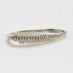 Silver Double Finger Spine Ring from VERAMEAT.