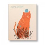 King Cat Card from Red Cap Cards.