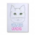 Meow-chos Gracias Card