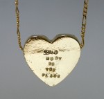 Gold Heartbeat Place Necklace
