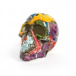 Painted Porcelain Skull from Julie Moon.