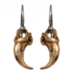 Bronze Fox Claw Earring
