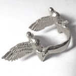 Silver Two Birds Ring
