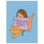 Cat Thank You Card