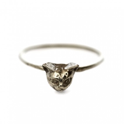 Cheshire Kitty Silver Ring from VERAMEAT.