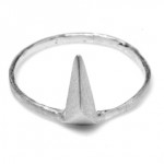 Silver Spear Ring from Odette Jewelry.