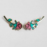 Rose Collar Pins from Lazy Oaf.