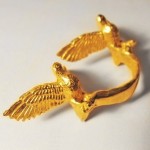 Gold Two Birds Ring