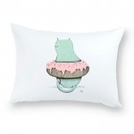 Takeout Donut Cat Pillow Case from Stay Home Club.