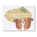 Squirrel Congratulations Card from The Regional Assembly of Text,