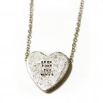 Heartbeat Silver Been Down Necklace