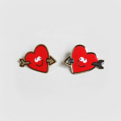 Heart Collar Pins from Lazy Oaf.