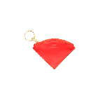 Poppy Red Wedge Key Pouch from Baggu.