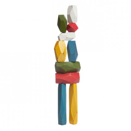 Multicolour Balancing Blocks from AREAWARE. Designed by Fort Standard.