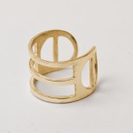 Tri-Line Deco Gold Ring from Alynne Lavigne.