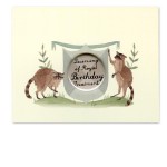 Raccoons Birthday Card
