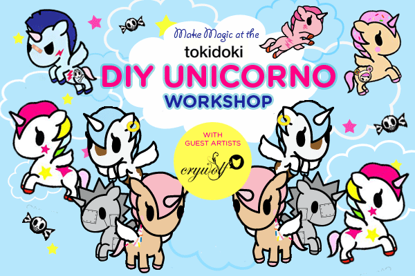 DIY Unicorno workshop with Crywolf at magic pony