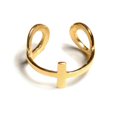 Alynne Lavigne Double Loop Ring (Gold)