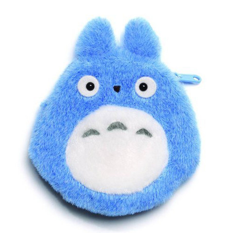 Totoro Plush Coin Pouch (Blue)
