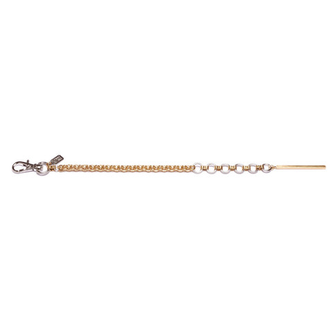 Alynne Lavigne Rope Bracelet (Gold with Rhodium Detail)