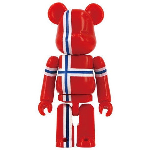 Be@rbrick Series 29: Norway Flag 3" Single Figure