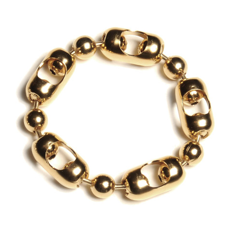 Alynne Lavigne Ball Chain Bracelet (Gold)