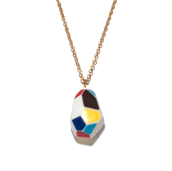 Julie Moon Geometric Necklace (Small)