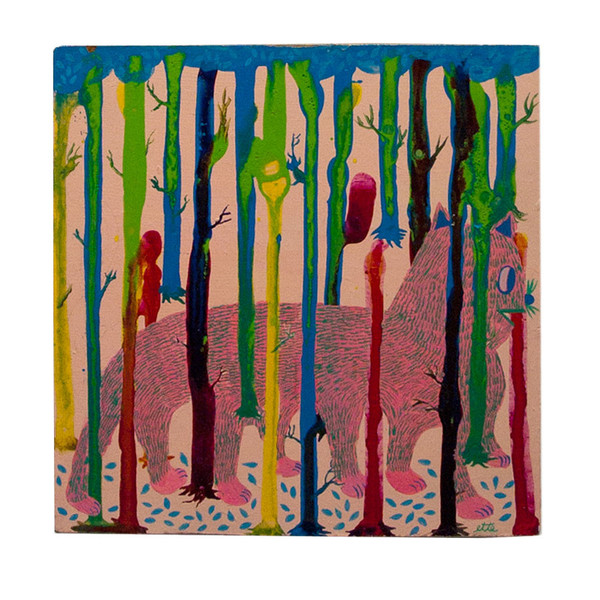 Ginette Lapalme "Long Cat in Little Forest"