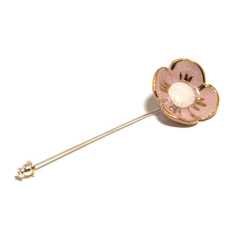Julie Moon Blossom Pin with Gold