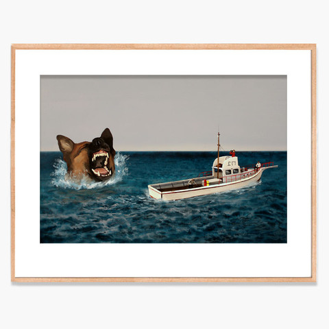 Team Macho <br/>We're Going to Need a Bigger Bone Archival Print