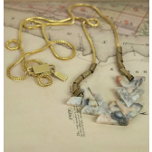 Weiner Convergence Necklace Lace Agate