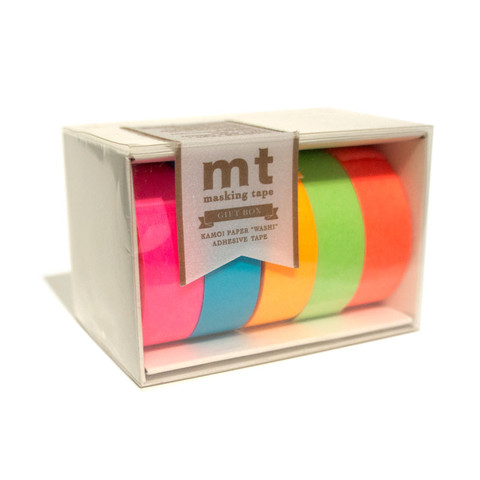 MT Washi Tape 5-Pack (Neon)